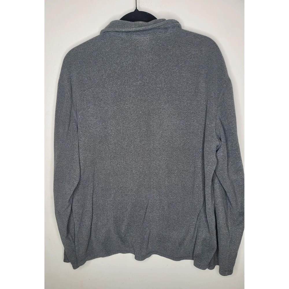 The‎ North Face Fleece Pullover Men's Large Grey 1/4 Zip Lightweight Jacket